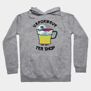 Vaporwave Aesthetic Great Wave Off Kanagawa Cafe Coffee Tea Hoodie